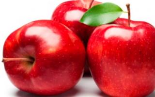 Яблоко содержит сколько калорий